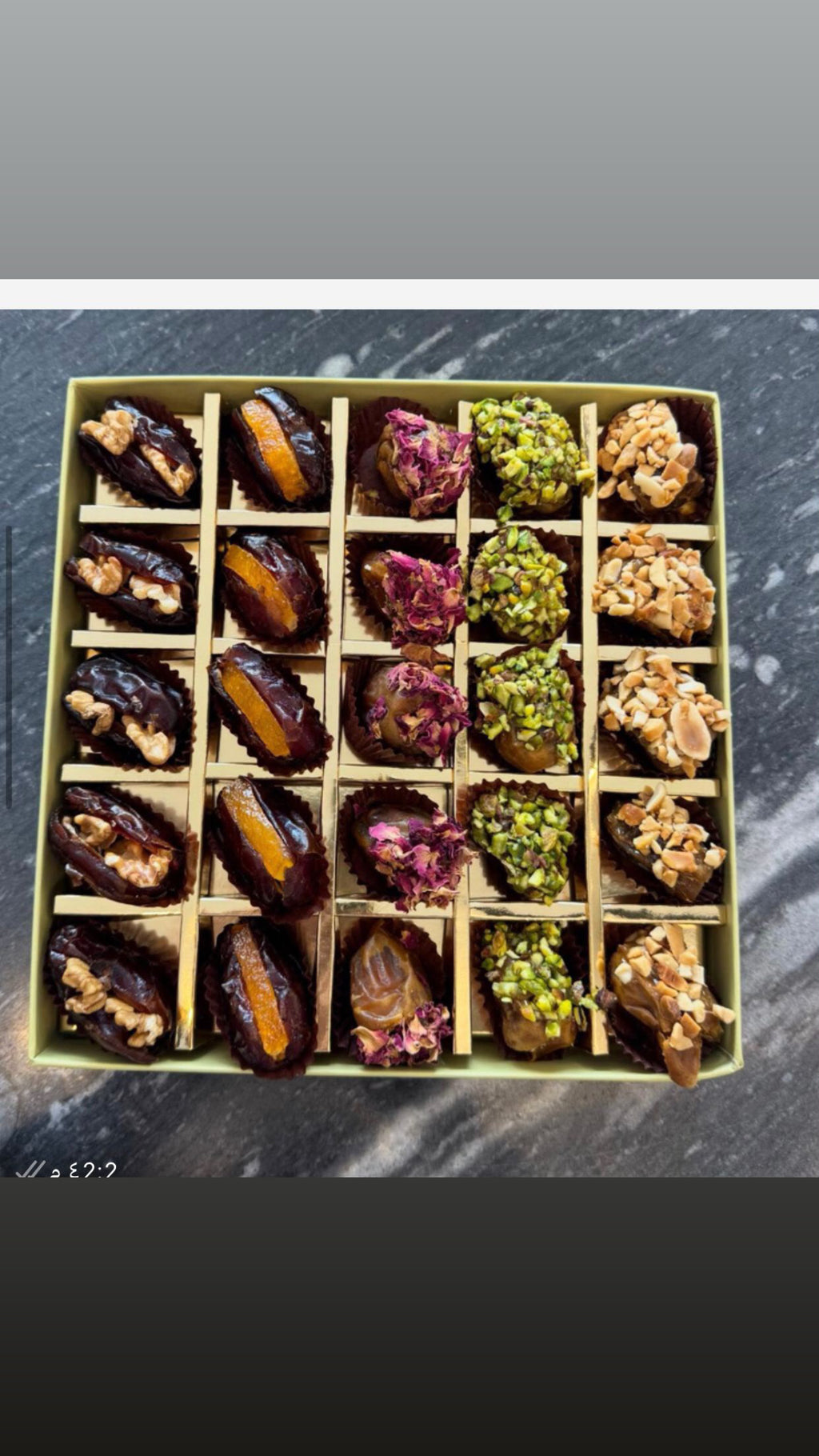 Assorted Stuffed Dates Gift Box